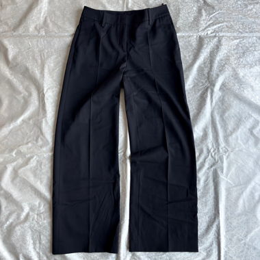 Hugo Boss Virgin Wool bootcut wide leg pants