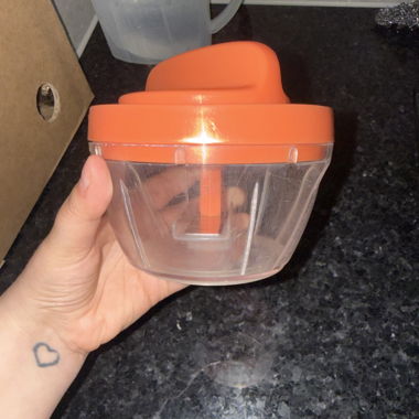 Manueller Häcksler Orange
