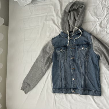Jeansjacke Blau/grau