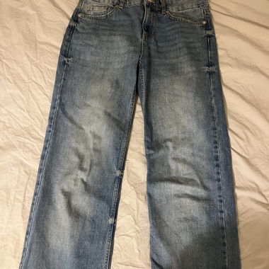 Jeans Bershka azzurro chiaro gamba dritta EU 34