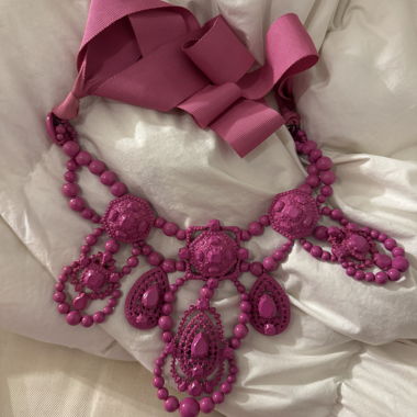 Collier rose Lanvin for H&M