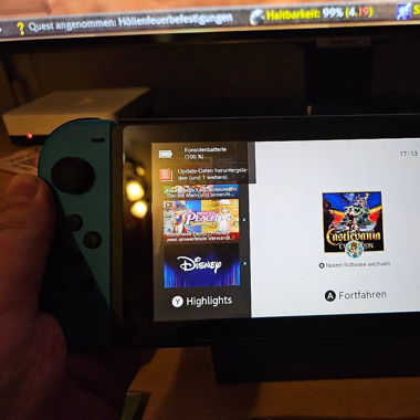Nintendo Switch mit 4 Games (OVP)
