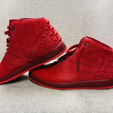 Air Jordans Red High-Top Sneakers Limited Edition