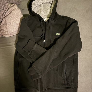 Lacoste Zipper Schwarz Gr. S