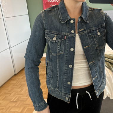 Levis Jeans Jacket dark XS