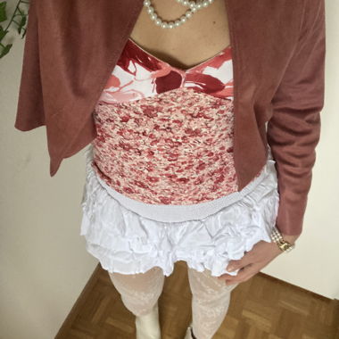 Light Vintage Velvet Jacket