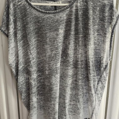 T-shirt da donna grigio