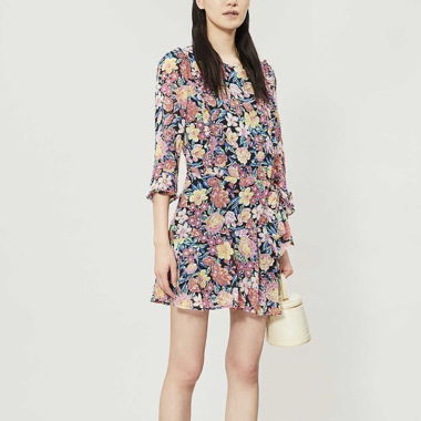Robe CLAUDIE PIERLOT à fleurs