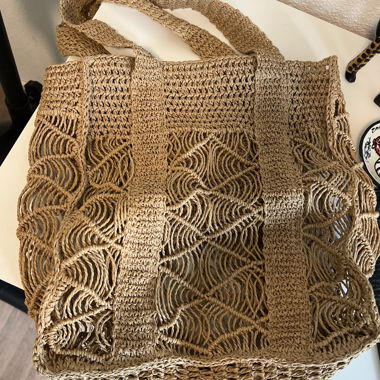 Geflochtene Strandtasche