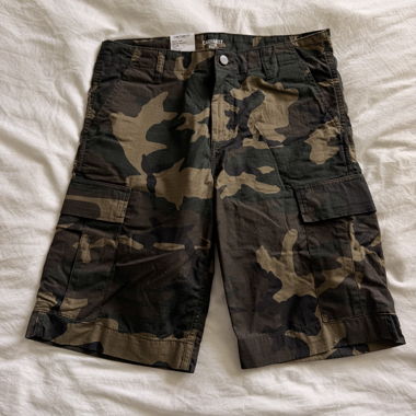 neu Carhartt camo cargo shorts