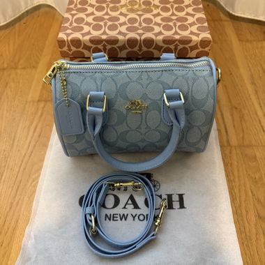 Borsa Coach azzurro chiaro