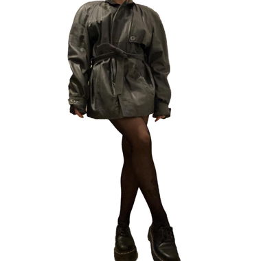 vintage leather jacket