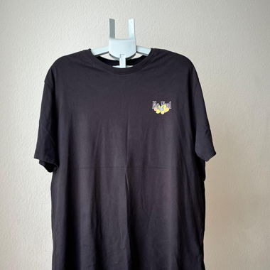 T-shirt nero Fruit of the Loom, taglia XL