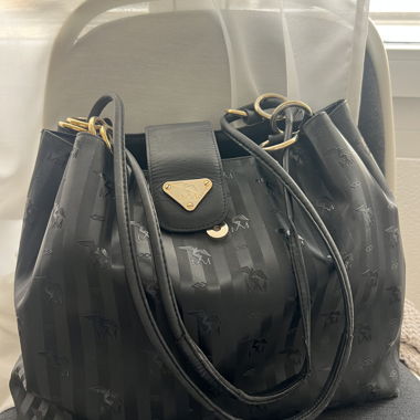 Borsa da designer nera Maison Mollerus
