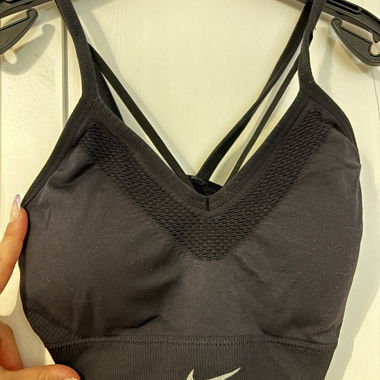 Reggiseno sportivo Nike nero