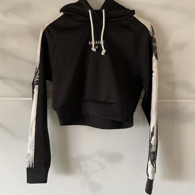 Sweat à capuche court