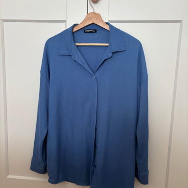 Ensemble Chemise et pantalon bleue fluide