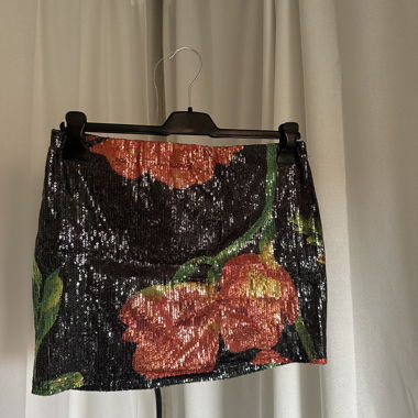 Sequin mini skirt