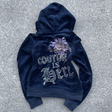 Juicy Couture Velour Hoodie size M