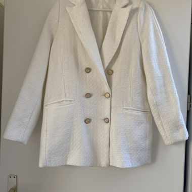 Elegant Oversize Blazer in Chanel Style – Size S