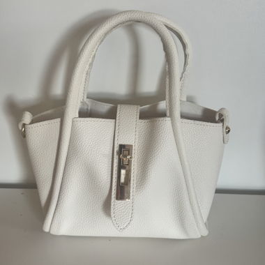 Borsa a mano bianca