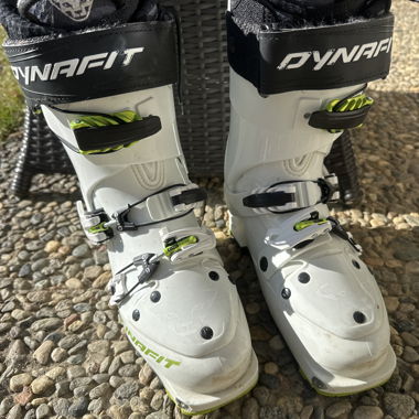 Dynafit white ski boots