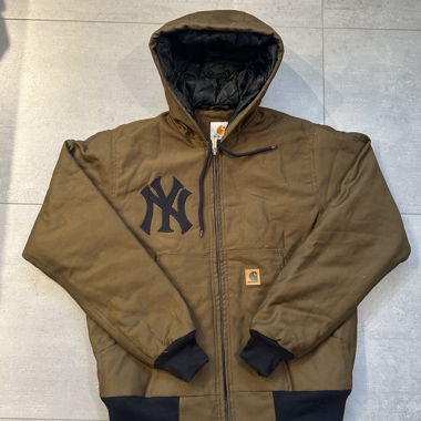 Carhartt x Yankee rework Jacke Olivgrün M