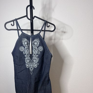 tuta denim lunga