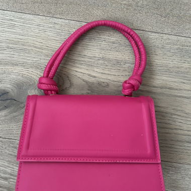 Mini-Handtasche mit Griff Rosa