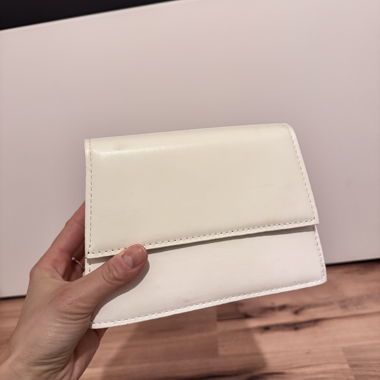 Small white handbag