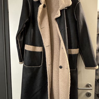Long Coat with Teddy Lining