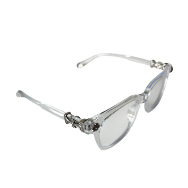 Transparent Chrome Hearts Glasses