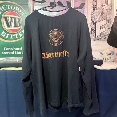 Black Jägermeister long-sleeve sweatshirt