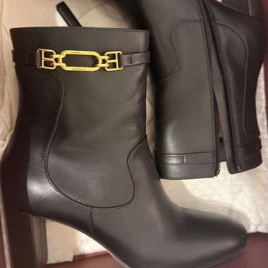 Stivaletti con tacco Bally neri