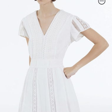 Robe blanche jamais portée The Kooples