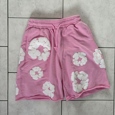 Pink Denim Tears Shorts mit Blumenprint
