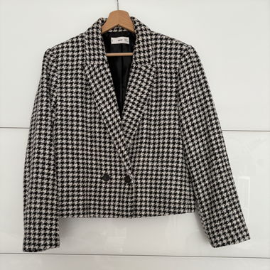 Blazer aus Strukturstoff