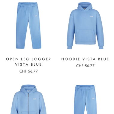cusbclo Tracksuit, blau