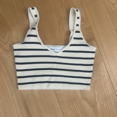 Striped Crop Top