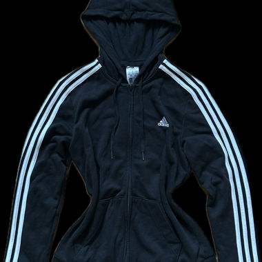 Black Adidas Hooded Jacket