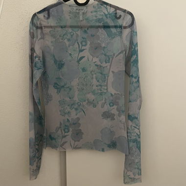 Blouse en mesh WEEKDAY florale S