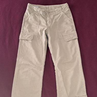 Pantalon cargo, kaki
