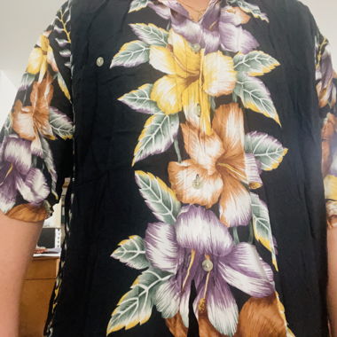 Chemise fleurie Pierre Cardin 