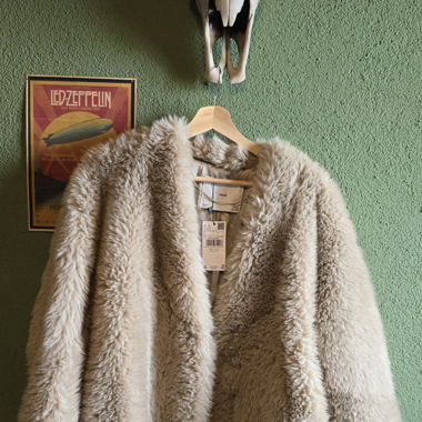 Mango Kunstpelz Mantel !NEU!