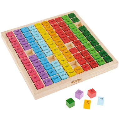Table de multiplication en bois FSC ( NEUF )