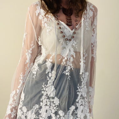 Heine Lace-Overlay Dress