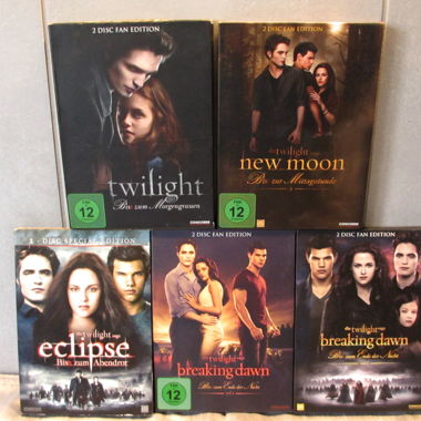 DVD Twilight New Moon Eclipse (norm) Breaking Dawn