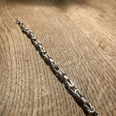 Handgemachte silberkette