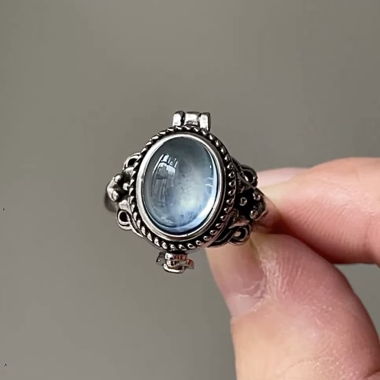 VINTAGE AQUAMARINE SETTING RING