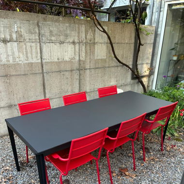 Gartentisch anthrazit